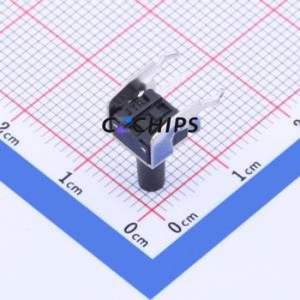 K2-1102AQ-P4CW-01 Tactile Switch Bent Lead Through Hole,6x6mm Switch 2.5N Right Angle Insert 6mm 6mm - Product Image 2