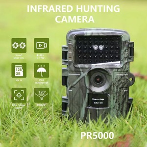 Caméra de chasse extérieure 4K 60MP avec vision nocturne IR, étanche IP65, surveillance de la faune avec contrôle via application WiFi - Product Image 5