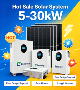 Système solaire ESSLUCKY 10KW en silicium polycristallin, batterie lithium haute efficacité, contrôleur MPPT, montage sur toit, usage domestique - Product Image 6