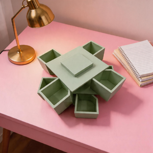 <b>Custom</b> Rotating Household Cosmetic Storage Box for <b>Lipstick</b>, Eyeshadow, Brushes - Product Image 2