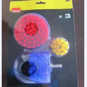 Juego de cepillos para taladro eléctrico, cerdas de nailon, forma de disco, herramientas de pulido para lavado de coches, cabezal de repuesto para amoladora angular - Product Image 5