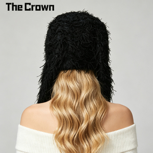 Gorro de Invierno Unisex de Acrílico de Alta Calidad con Orejeras, Estilo Trapper, Color Negro, para Exteriores - Product Image 3