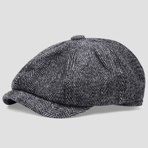 Gorro de Estilo Británico Vintage para Hombre, Gorra de Béisbol de Algodón para Mujer, Estilo Newsboy, para Verano - Product Image 3