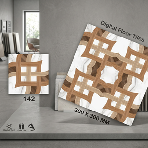 Carreaux de sol en céramique 5 mm 300x300 mm, carreaux numériques émaillés mats pour hall, salle de bain, cuisine, revêtement de sol abordable - Product Image 3
