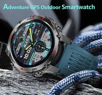 Montres intelligentes GPS pour hommes, étanches, HT37, écran IPS 1,46 pouces, 3ATM, plus de 100 modes sportifs, lampe de poche, Relogio Inteligente, montre intelligente GPS