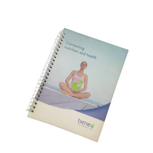 Carnet de notes professionnel à spirale, couverture rigide, design personnalisé, écologique, avec pages lignées et couverture en PP - Product Image 4