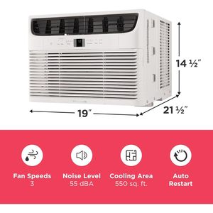 Aire acondicionado de ventana Frigidaire de 12000 Btu, 1 tonelada, con control remoto y modo Eco para refrigeración de hasta 550 pies cuadrados - Product Image 3