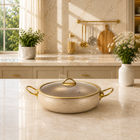 Ensemble de casseroles en acier inoxydable de haute qualité LEOZ, 23 pièces, couvercles en verre, revêtement antiadhésif, passe au lave-vaisselle, pour la cuisine à domicile