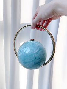 New Marble Pattern Ball Ladies Handbag <strong>for</strong> Women <strong>Clutch</strong> <strong>Bag</strong> Evening <strong>Bags</strong> - Product Image 6