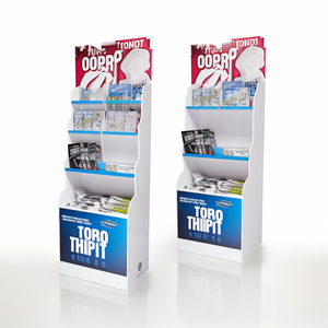 Chất lượng cao làm mát không khí exhimidore de carton hiển thị sàn Tông đơn vị syrop <span class=keywords><strong>Pop</strong></span> Up hiển thị các tông đứng - Product Image 3