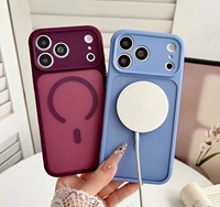 Coque magnétique transparente ultra-résistante pour iPhone 18 Pro Max, protection intégrale, bleue, compatible avec l'iPhone 18 Pro