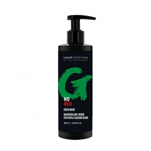 Tratamiento capilar verde anti-rosso de 400ml, tonos brillantes nutritivos, pigmentos de colores enriquecidos, máscara de poción de cabello marrón Natural - Product Image 1