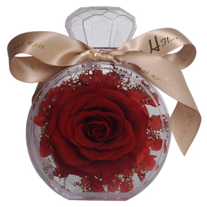 HFlora Vente directe d'usine Nouveau design Coffret cadeau de parfum avec fleur préservée pour cadeau de femme Saint-Valentin Noël - Product Image 1