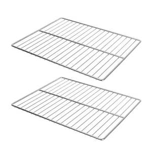 Plateau de nourriture bon marché Plateau de nourriture en acier inoxydable Plateau en acier inoxydable 304 Grill Bbq Séchage du boeuf Drainage et contrôle de l'huile Plaque de maille - Product Image 6
