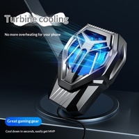 Ventilateur de refroidissement magnétique pour téléphone avec lumière RGB - Dissipateur thermique portable à semi-conducteurs pour le gaming et le vlogging