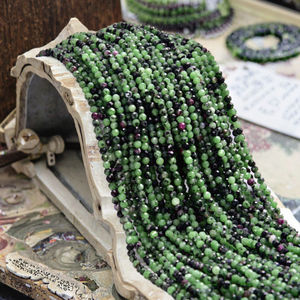 Cuentas Sueltas de Granate Morado Natural de 2mm, Certificadas por CNAS, Directamente del Fabricante, de Guangxi, China, para Joyería - Product Image 2