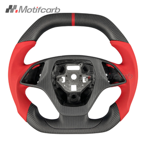 Volant personnalisé en fibre de carbone mate pour Corvette C7 Z06 ZR1 Z51 Grand Sport Coupé et Chevrolet Camaro ZL1 2013-2019 - Product Image 1