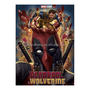 2025 mới đến Bán buôn/tùy chỉnh 3D 30*40cm 3D lenticulars thay đổi phim hoạt hình Áp phích hình ảnh khung - Product Image 6