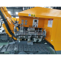 Prix de gros 73.5KW 18BAR 90-500mm plate-forme de forage de puits d'eau intégrée dth plate-forme de forage de mine pour compresseur d'air diesel