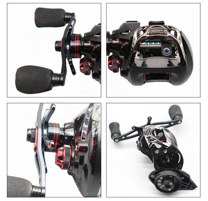 Carrete de Pesca Kw200 18+1Bb 305G, Metálico, Negro y Rojo, Carrete de Pesca de Lanzamiento con Señuelo, <span class=keywords><strong>Carretes</strong></span> de Pesca <span class=keywords><strong>Tica</strong></span> - Product Image 6