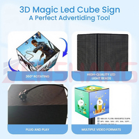 Affichage LED interactif pour jeu Magic Cube, étanche IP65, pour extérieur, signalétique électronique pour parc d'attractions et place publique