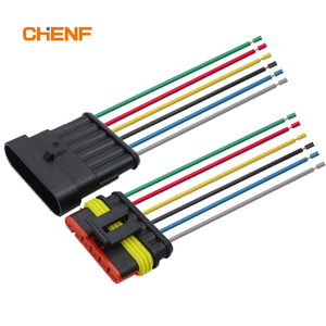Водонепроницаемый Автомобильный соединитель CHENF Tyco AMP, 1 2 3 4 5 6 контактов 1,5 мм, штекер и гнездо провода, соединитель - Product Image 2