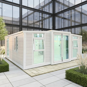 Maison conteneur préfabriquée extensible de 20 pieds, design modulaire avec 3 chambres, salle de bain, terrasse, maison préfabriquée modulaire économique - Product Image 2