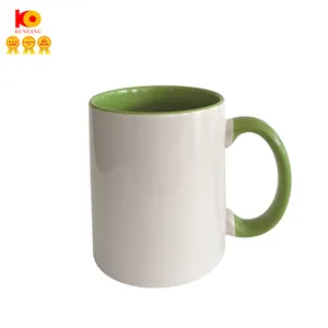 Tasse en céramique de Sublimation vierge personnalisée, impression couleur de haute qualité, fournisseur de tasse de sublimation