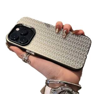 Vision Square impresión galvanizada llave plateada TPU PC <span class=keywords><strong>funda</strong></span> de teléfono móvil para <span class=keywords><strong>Iphone</strong></span> X Xr Xs <span class=keywords><strong>11</strong></span> 12 13 14 15 16 17 Pro Max - Product Image 5