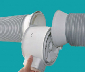 Ventilatore Assiale a Flusso Misto per Condotti, Montaggio a Parete o Finestra, per Ventilazione Domestica e Idroponica - Product Image 5
