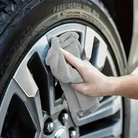 Chiffons de nettoyage en microfibre épais, non pelucheux, réutilisables, absorbants pour le nettoyage des vitres de voiture, chiffons de nettoyage durables