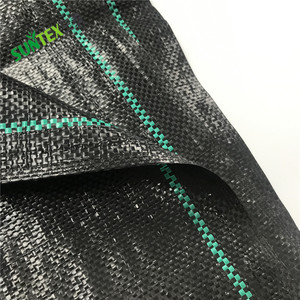 Tissu de paysage de barrière de mauvaises herbes de 4x250ft Pp/pe, tapis de jardinage tissé par tissu de barrière de mauvaises herbes résistant - Product Image 4