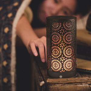 Ngọn Lửa Đèn Không Thấm Nước Mới Thiết Kế Ngọn Lửa Thủy Tinh Đèn Bóng Râm Trang Trí Phòng Ngủ Cạnh Giường Ngủ Khách Sạn Ngọn Lửa <span class=keywords><strong>Detector</strong></span> Thử Nghiệm Đèn - Product Image 5