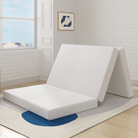 Colchón de espuma viscoelástica de refrigeración de Gel, portátil, plegable, para acampar, suelo plegable, impermeable, cama de espuma de Gel para adultos para RV, coche, viaje, Camper