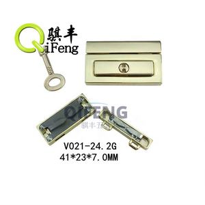 กล่องไม้ทองเหลืองขนาดเล็กอุปกรณ์เสริมสำหรับซิการ์ humidor ล็อคได้ - Product Image 5