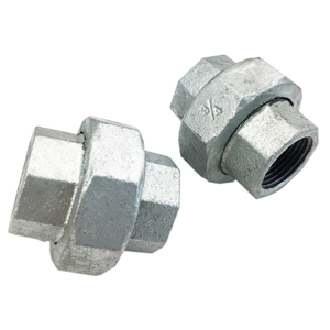 Raccord de tuyauterie pour filtre à eau de protection incendie, coude droit en fonte malléable, galvanisé à chaud, raccord fileté en fonte malléable - Product Image 3