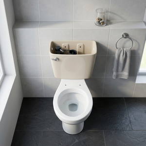 Inodoro de Dos Piezas de Cerámica Europea de Último Diseño Vistaar, con Doble Descarga, Tanque Oculto, Montaje en el Suelo, Ecológico - Product Image 1