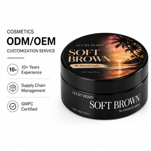 Crema Aceleradora del Bronceado Orgánica a Base de Hierbas con Fragancia de Coco para Cuerpo y <span class=keywords><strong>Piernas</strong></span> de Mujer, Marca Privada OEM, Uso Comercial - Product Image 1