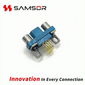 MIL-DTL-83513 micro-d vỏ nhựa J30-9TJW-J đường cong kim bảng mạch in J30 loạt kết nối hàng không 9 lõi - Product Image 5