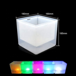 Seau à glace en acrylique MARTINI ERISTOFF <span class=keywords><strong>Bombay</strong></span> Sapphire Dewar's Grey Goose avec lumière LED, pour boissons et vin, seau à glace coloré - Product Image 6