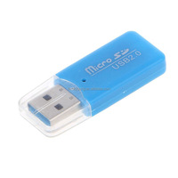 USB 2.0 Pembaca Kartu TF, Pembaca Kartu Memori Flash Universal, Adaptor Mini Portabel untuk Komputer Laptop Warna Acak
