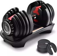 Ensemble d'haltères réglables pour équipement de gymnastique à domicile Crossmax 24kg et 40kg