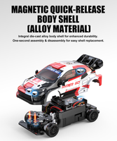 Voiture RC MJX Hyper Go 43308 1/43 20km/h 4x4 4WD RTR Mini Rally RC Drift Car Jouet Télécommandé pour Enfants Officiellement Licencié Cadeau