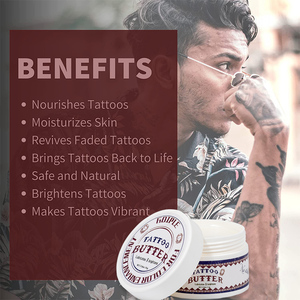 Crema para el Cuidado Posterior del Tatuaje al por Mayor, Repara la Piel y Restaura el Brillo del Tatuaje, Manteca para Nutrir y Reparar el Tatuaje - Product Image 2