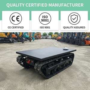 Chasis <span class=keywords><strong>de</strong></span> orugas eléctrico <span class=keywords><strong>de</strong></span> 500 kg con orugas <span class=keywords><strong>de</strong></span> caucho, autopropulsado con motor sin escobillas <span class=keywords><strong>de</strong></span> 48 V para ingeniería <span class=keywords><strong>de</strong></span> <span class=keywords><strong>construcción</strong></span> - Product Image 5