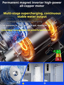<span class=keywords><strong>Pompe</strong></span> à eau entièrement automatique à pression constante avec impeller en acier inoxydable, inverseur à aimant permanent 400W, certifiée CE, CCC, ISO - Product Image 3