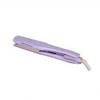 Lisseur de cheveux en céramique OEM à marque privée, écran LCD, ions négatifs, chauffage rapide PTC, 5 températures, double tension, fer à lisser de voyage RV
