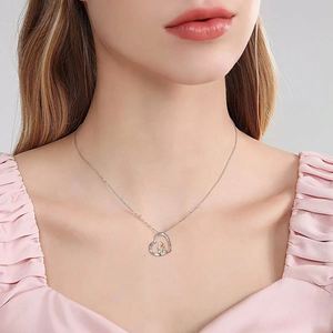 925 <b>Choker</b> Cross Border Multi Reliable Recommended Stamped <b>Silver</b> Necklace Beautiful Jewelry for International Women's Day - Product Image 3
