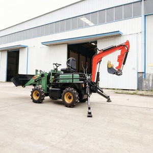 Spedizione Gratuita, Mini Escavatore Elettrico 4x4 Trainabile con Motore e Cambio, Alta Potenza di Scavo, Certificato CE - Product Image 5