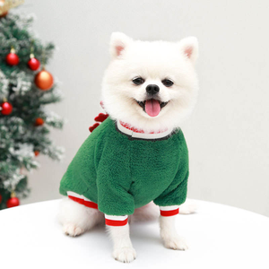 Cappotto Invernale Caldo per Cani e Gatti in Peluche Corto Ecologico per Natale - Product Image 3